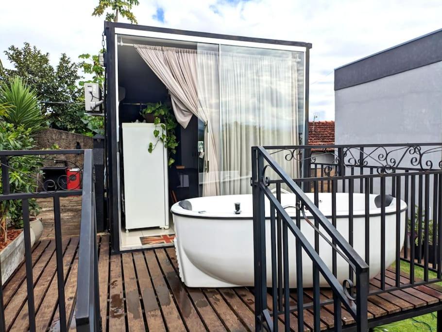 Tiny House Paraiso Minicasas Com Hidromassagem Позу-Алегри Экстерьер фото